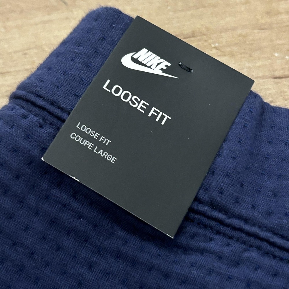 Nike Dark Blue Wide-Leg Joggers - Picture 3 of 14